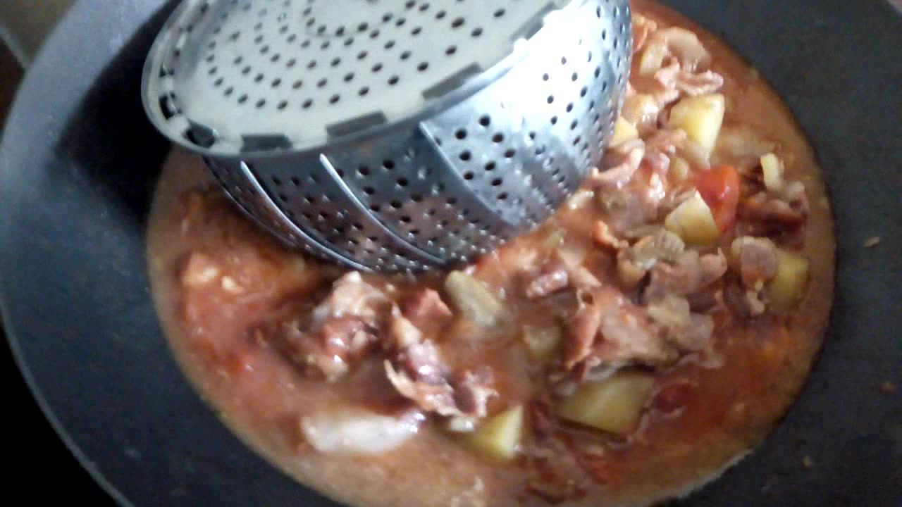 #garlic, 2 bulbs, #chilli, 10 centimetres, and rhubarb,