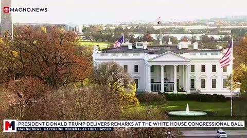 🇺🇸 President Donald Trump Delivers Remarks at The White House Congressional Ball [LIVE]