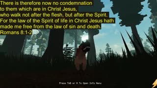 Dinosaur Bible Verse of Awesomeness Romans 8 1 2