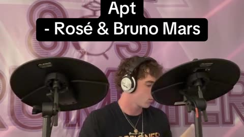 Apt - Rosé & Bruno Mars Drum Cover