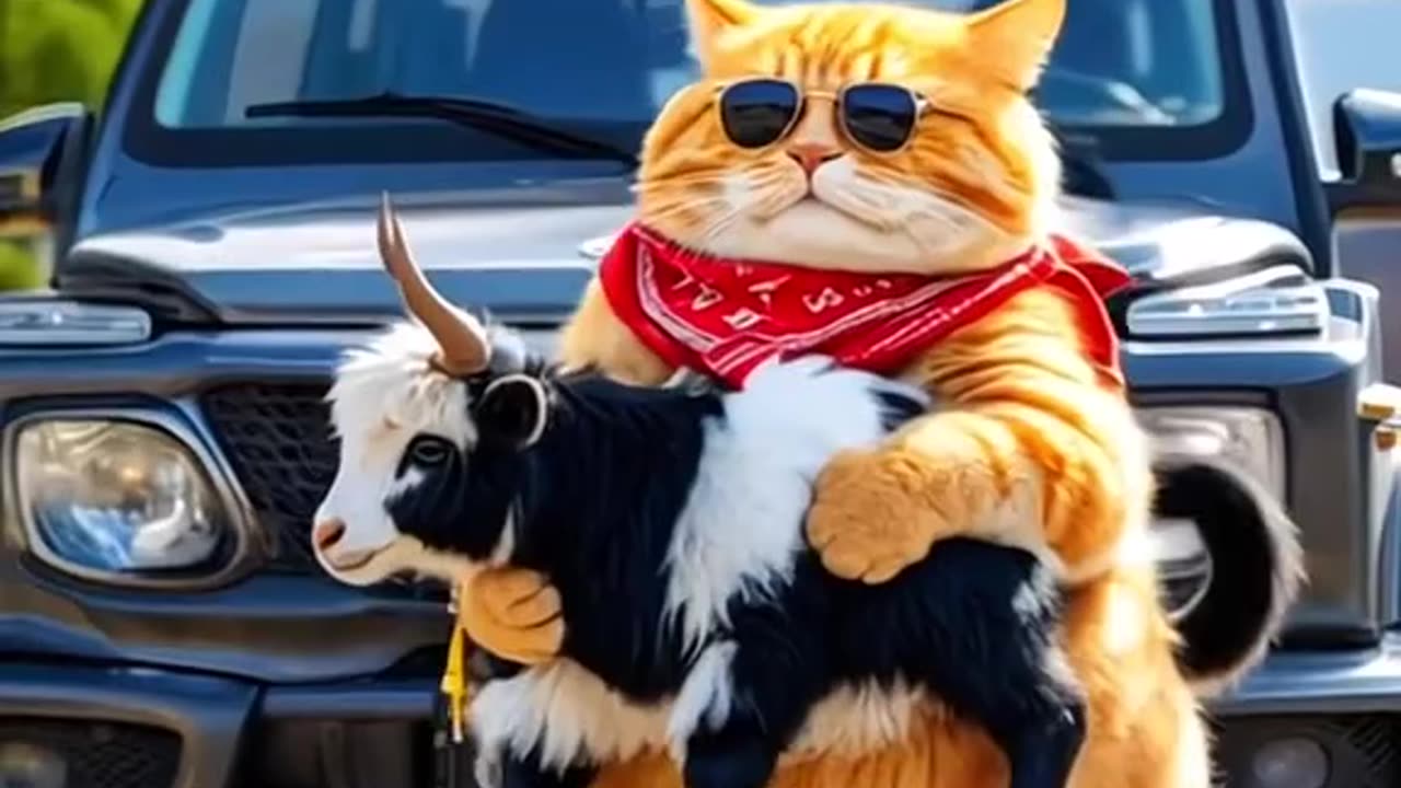🚗🍔 SUPERCAT GOES WILD! Driving, Cooking, Eating & Drinking Like a BOSS! 😼🔥 | Viral Comedy Short
