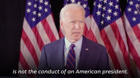 Joe Biden Speaks About Donald Trump and Ukraine