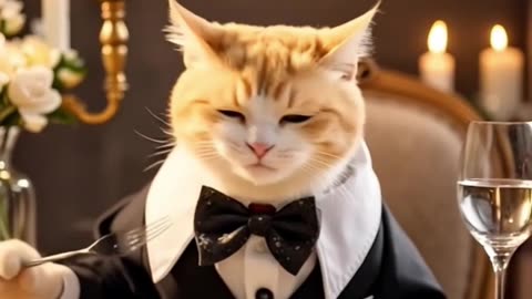 Cat Drama in the Kitchen 🍲🐱 | Funny AI Short Video
