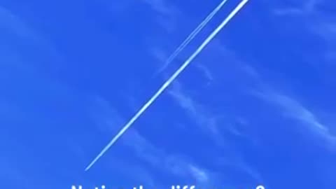 化學凝結尾和飛機雲的區別