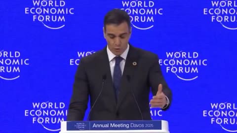 Spanish PM Sánchez at WEF: “END Online Anonymity—Digital ID for EVERY Post!”
