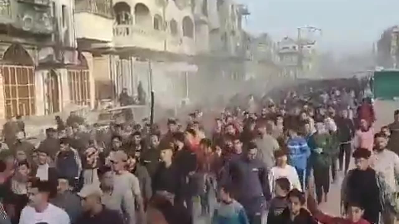 Palestinians in Gaza are protesting against Hamas! But don't get fooled