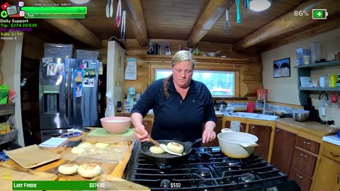 🟢Rainy Day LOG CABIN Homestead Baking | Isolated Village ALASKA Farmstead !Isolated Village | !Real