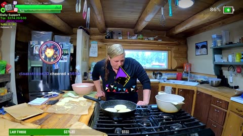 🟢Rainy Day LOG CABIN Homestead Baking | Isolated Village ALASKA Farmstead !Isolated Village | !Real