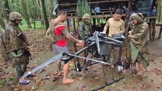 🛸🔥 Myanmar War | Karen Resistance Fighters Inspect Newly Acquired Drone | RCF