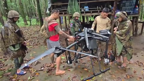🛸🔥 Myanmar War | Karen Resistance Fighters Inspect Newly Acquired Drone | RCF