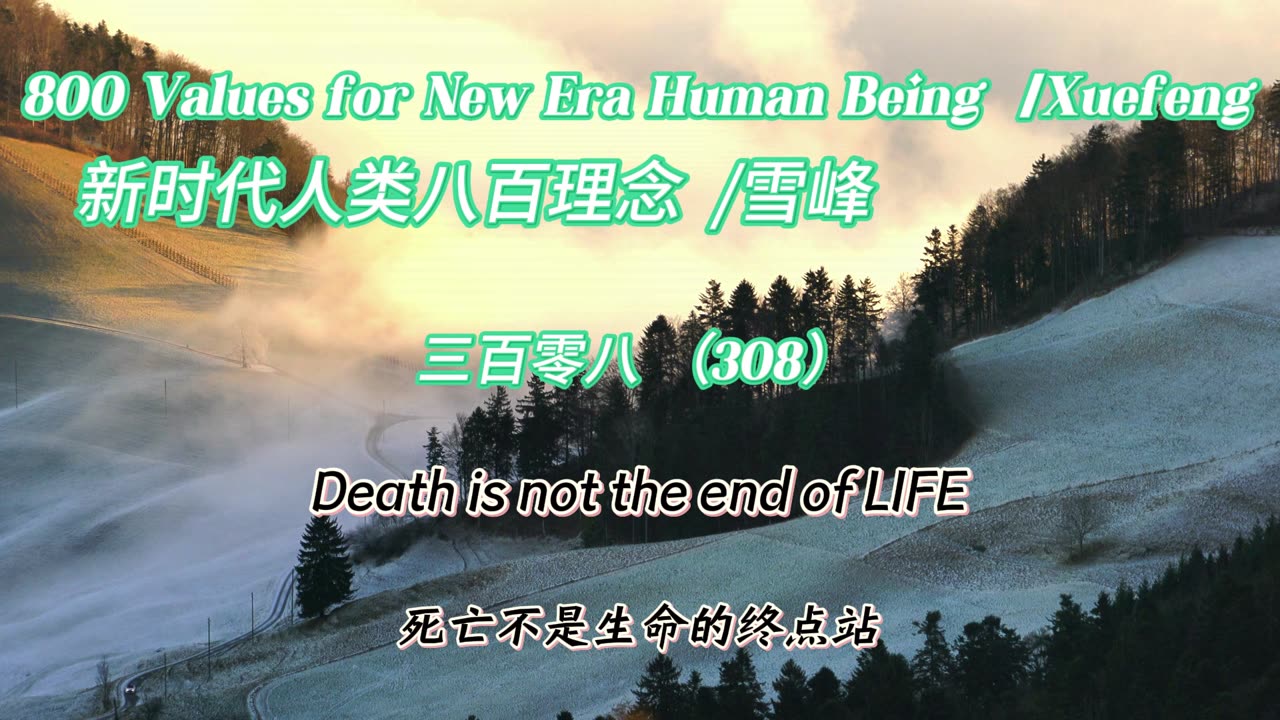800 Values for New Era Human Being（308）