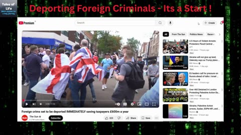 Deporting Foreign Criminals - Its a Start !