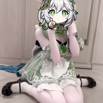 Genshin Nahida Cosplay | White Tights & Elegant Style