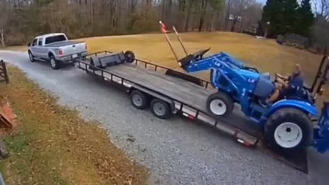 😂💥 You Won't Believe This Mad Driver's Reason! Epic Truck Fail | FunFM