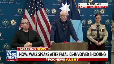 Tim Walz's TDS reaches INSANE new level after ICE opens fire on protester to defend themselves