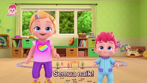 Rainbow Train Tut Tut! Bebefinn Episode 45 | Fun Train Song for Toddlers