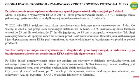 Kontrowersje wokół żywności prof. Grażyna Cichosz