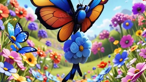 الفراشة لونا