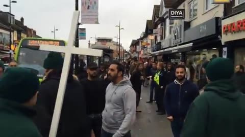 Britain First Attacked In Luton