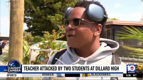 Two Black students were arrested for beating up a teacher in Florida.