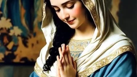 “Let us run to Mary, and, as her little children."- Saint Francis de Sales