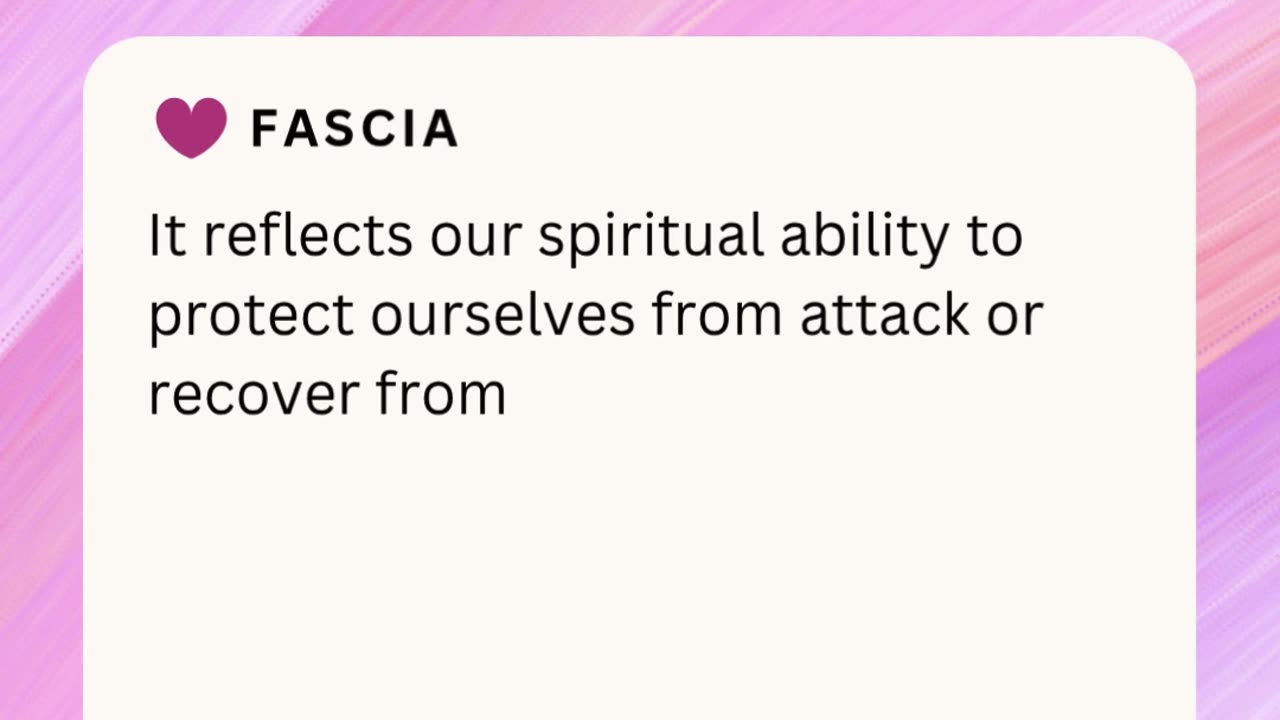 FASCIA ❤️