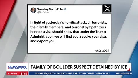 Family of Boulder terror suspect detained by ICE | Newsline