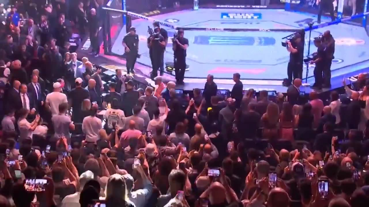 Trump's Electric Entrance Into UFC 316
