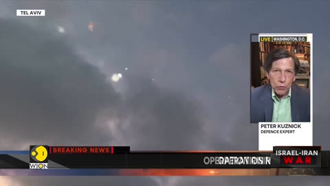 Iranian Missile strike central israel | Israel's emergency service responds to missile impact