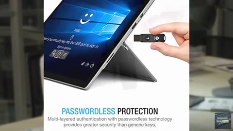 FIDO2 Security Key [Folding Design] Thetis Universal Two Factor Authentication U