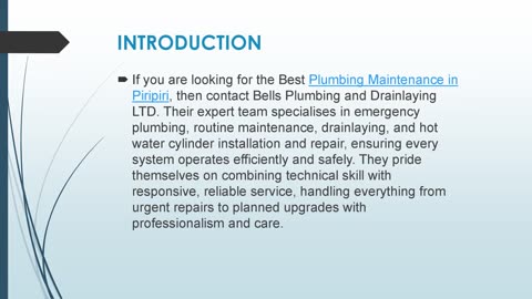 Best Plumbing Maintenance in Piripiri