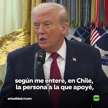 La primera reacción de Trump a la victoria de Kast en Chile