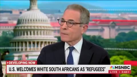 MSNBC horribly suggests the genocide against the SA refugees is justified.