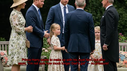 Prince Harry wants to make up with his royal fam
