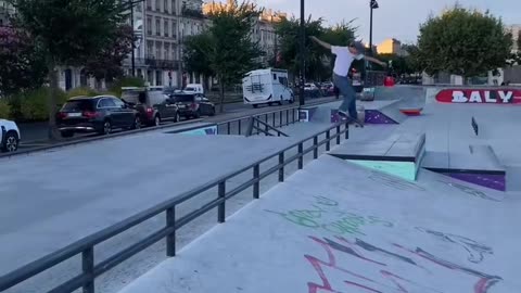 😲🛹 Frontside Feeble the LONG way by chicken_of_the_wall! | SkateNation