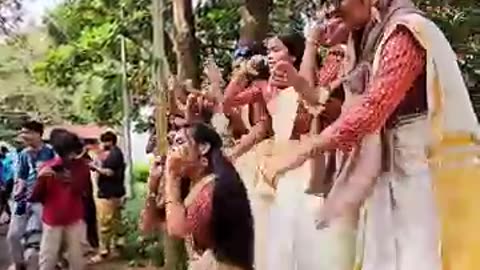 Shocking: Kerala College Onam Celebration #chendamelam #dance #girls #viral #sen