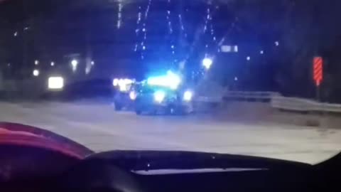 Parma Police Stopping Vehicle Coming from Cleveland Ohio