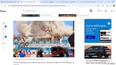 Mystery death in Cockburn WA and fire in UK's historic hotel The Raven seem to be strangely linked