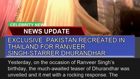 Exclusive Pakistan Recreated in Thailand for Ranv