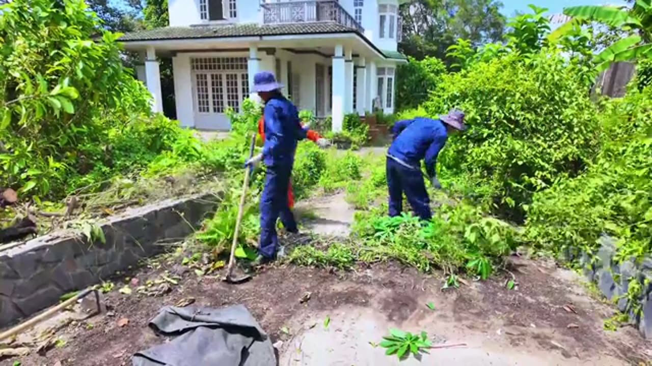 50 Hours of Satisfying Abandoned Mansion Revival in 40 Minutes_part4