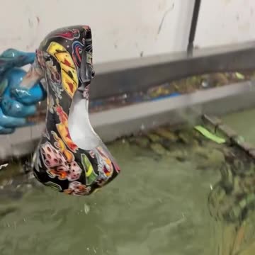 Hydro dipping high heel