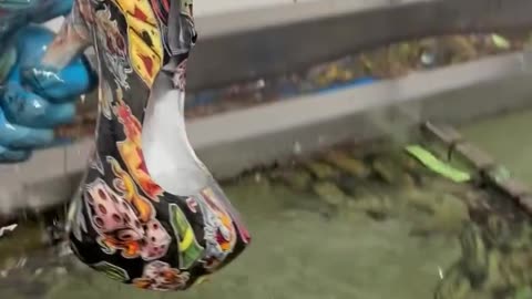 Hydro dipping high heel