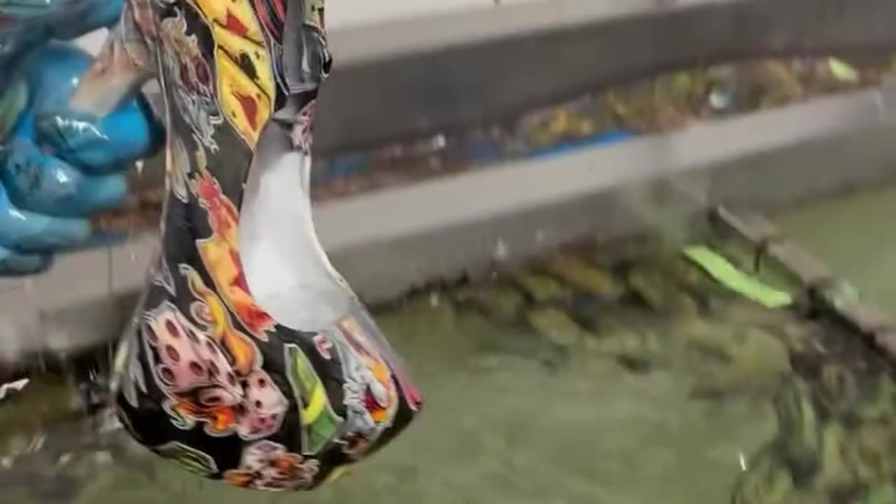 Hydro dipping high heel