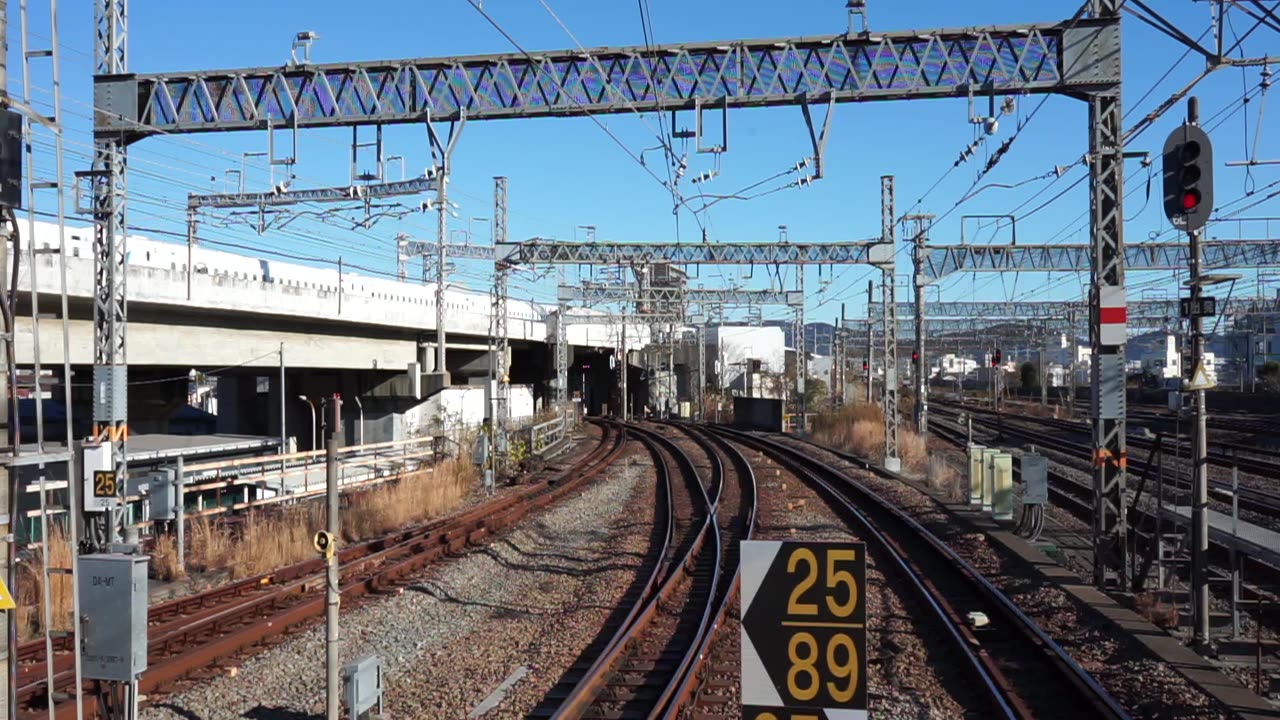 Views from the Odakyu Line in Odawara Japan
