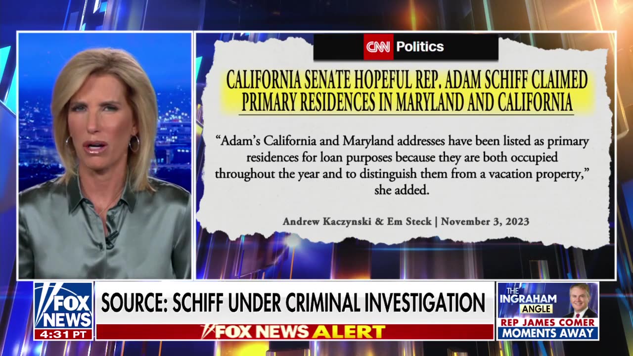 Adam Schiff Reportedly Under Federal Criminal Investigation For Alleged Mortgage Fraud