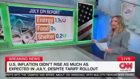 CNN: “Energy FELL... that was largely driven because of gas prices falling"