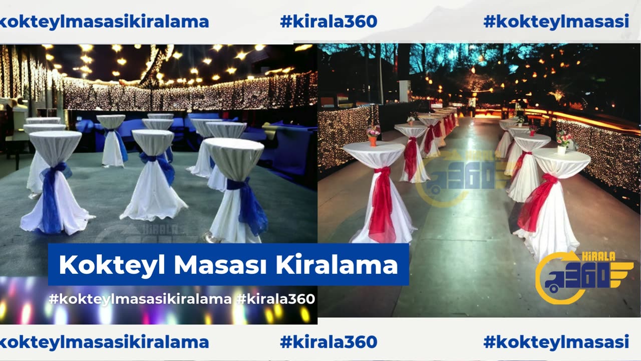 Kokteyl Masası Kiralama Kirala360