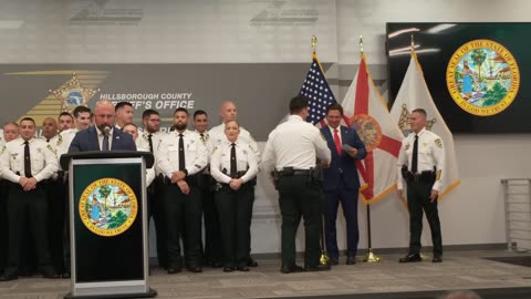 Governor DeSantis Awards Law Enforcement Recruitment Bonuses in Hillsborough County