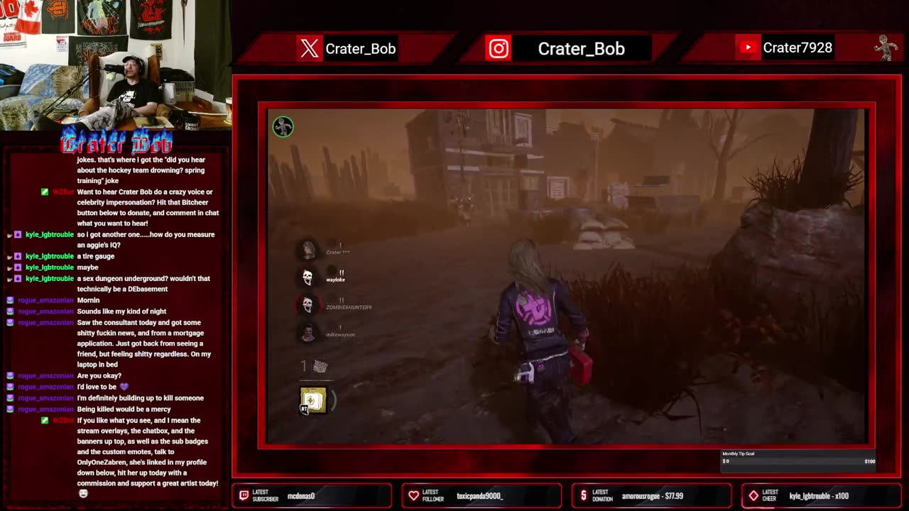 NO LEFT BUMPER Back To Good Ol' 1V4 Today!!!! Dead By Daylight #IntoTheFog #ShirtMySurvivor