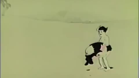 Terry Toons: Farmer Al Falfa's Ape Girl spanking